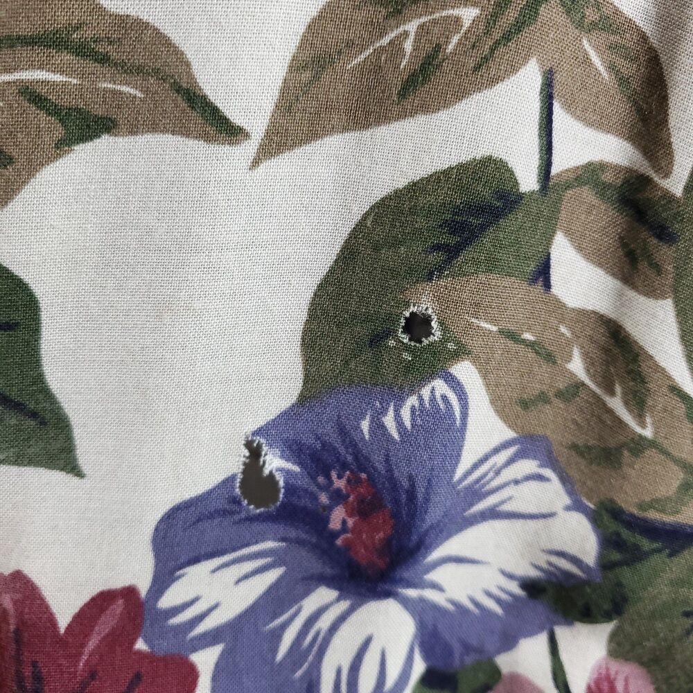 7/8 All That Jazz Midi Dress Plum Purple Floral Short Sleeve Vintage 80's 90's - Picture 11 of 14